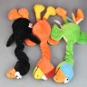 Bite-Resistant Plush Dog Toy with BB Sound (Green)