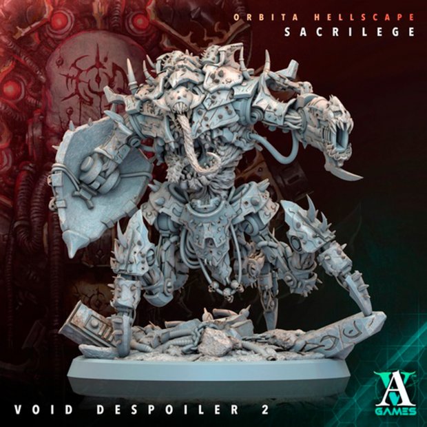 Attacking Ravager of the Abyss Figure (Unpainted)