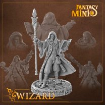 Wizard Figure (Unpainted)