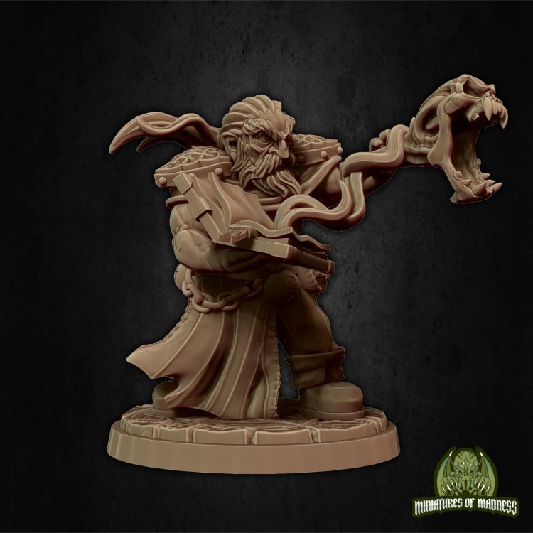 Kuldrekh the Unhooded Warlock Figure (Unpainted)