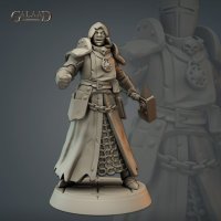 Priest with a Warhammer Figure (Unpainted)