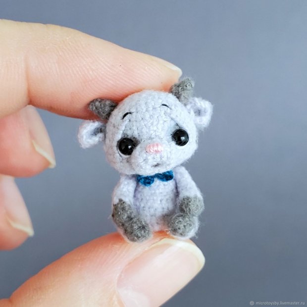 Micro Goat Plush Toy