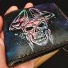 Handmade Pirate Skull Custom Wallet