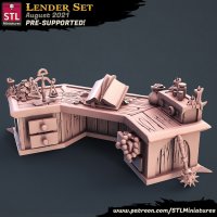 Lender Set Figure (Unpainted)