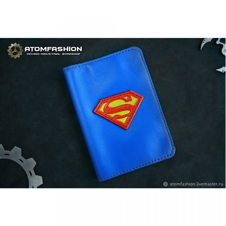 Handmade DC Comics - Superman Passport Cover