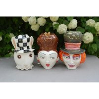 Alice In Wonderland - Main Characters Vases Set