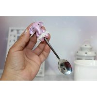 Elephant In Dress Spoon With Decor