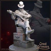 Black ladies' man Figure (Unpainted)