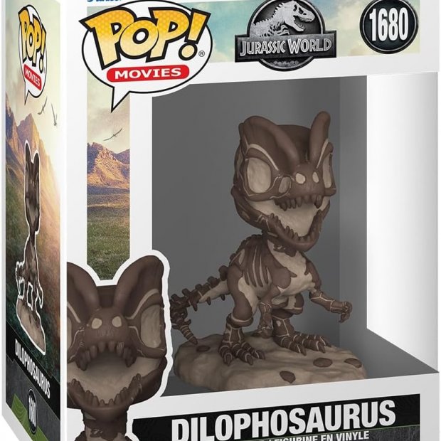 Funko Pop Movies: Jurassic Park​ Fossil - Dilophosaurus Figure