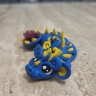 Blue Baby Dragon Figure