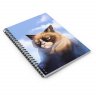 Grumpy Cat Meme Spiral Notebook