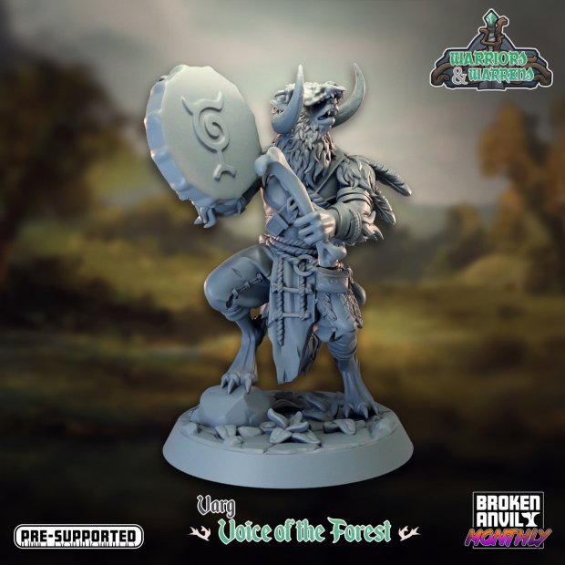 Varg - Voice of the Forest Figure (Unpainted)