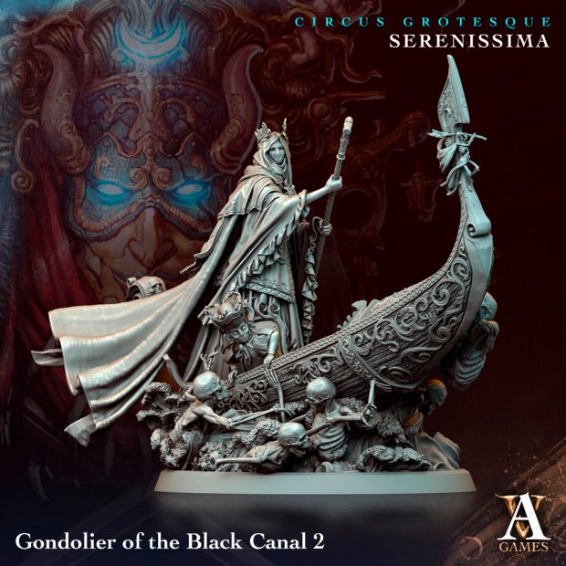 Mirella, Madame of the Black Channels Figure (Unpainted)