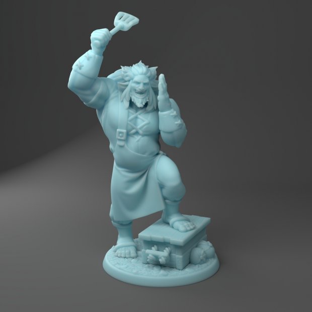 Traveling Chef Figure (Unpainted)