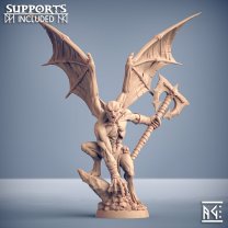 Vaal-Kaan the Firstborn Vampire with an ax Figure (Unpainted)