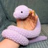 Lavender Snake Plush Toy