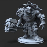 Elite Armored Guardian Figure (Unpainted)