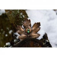 Maple Leaf With Eye Brooch