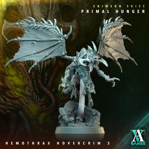 Hemothrax Hovercrim 04 Figure (Unpainted)