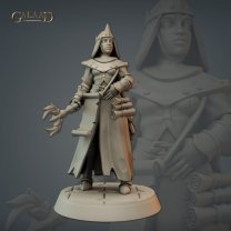 Priestess with a Scepter Figure (Unpainted)