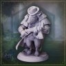 Bill Bison, the Bounty Hunter Figure (Unpainted)