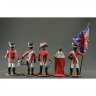 Englishmen With Queen 1812 Set Of 5 Figures