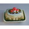 Fly Agaric Butter Dish With Decor
