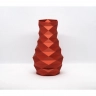 3D Printed Vase With Rhombus Pattern
