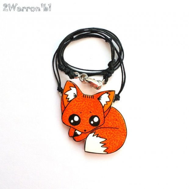 Fox with Big Eyes Necklace