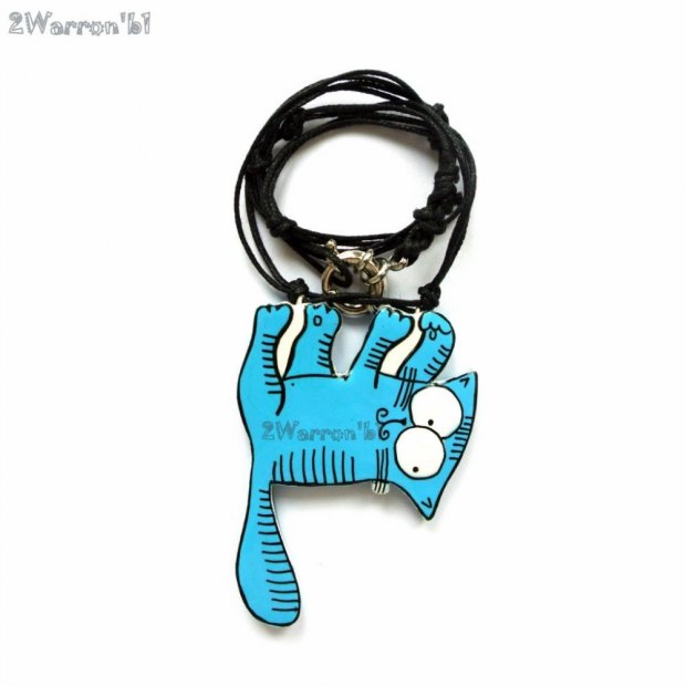 Cat Upside Down Necklace
