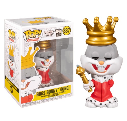 Funko Pop Animation: Looney Tunes 80th - King Bugs Figure