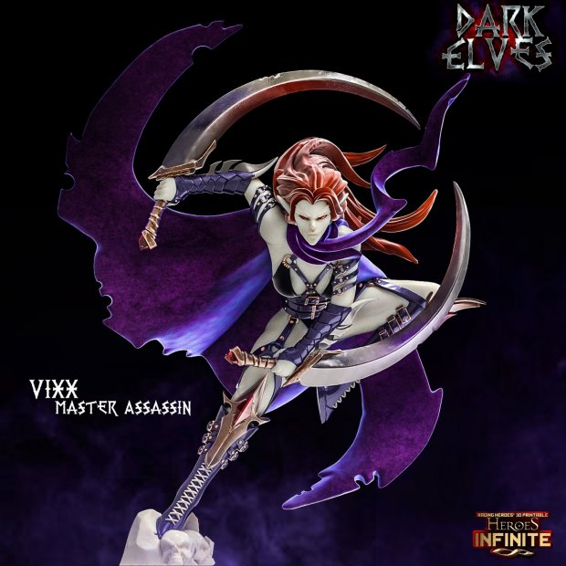 Vixx Master Assassin Figure (Unpainted)