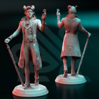 Tiefling Xarvir Barikdral - Lucky Devil Figure (Unpainted)