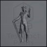Tiefling Xarvir Barikdral - Lucky Devil Figure (Unpainted)