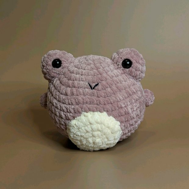 Grey Toad Plush Toy