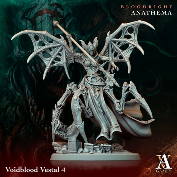 The Spear-Striking Vestal of the Abyss Figure (Unpainted)