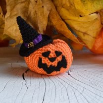 Halloween Pumpkin Brooch