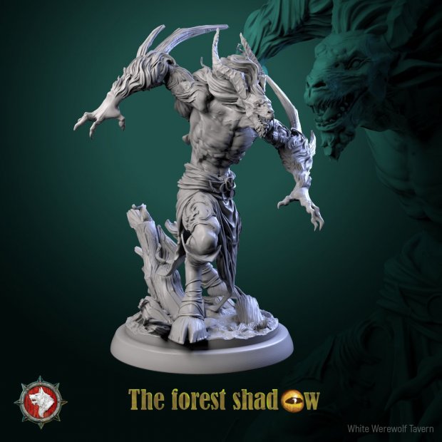 Running Wendigo Figure (Unpainted)