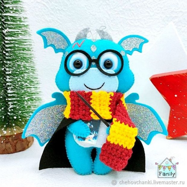 Turquoise Dragon Harry Potter Plush Toy