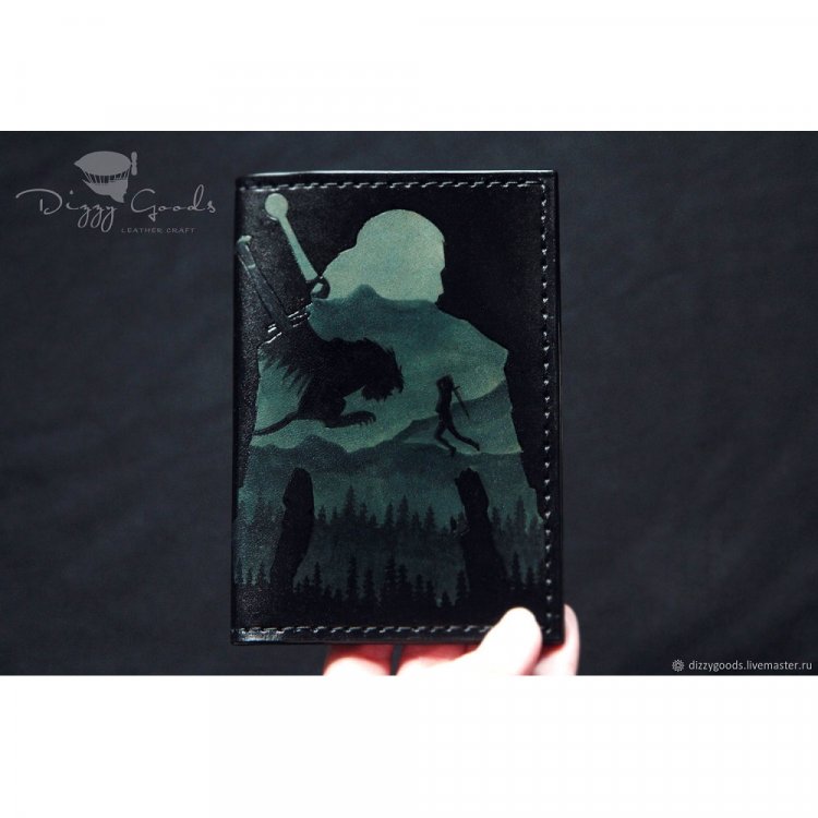 Handmade The Witcher - Geralt Of Rivia Passport Cover