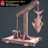 Fisherman Set Figure (Unpainted)