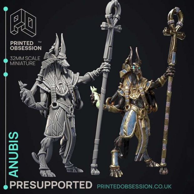 Anubis Figure (Unpainted)