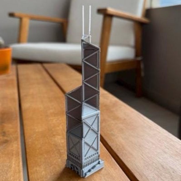 The Bank of China - Hong Kong Model Figure