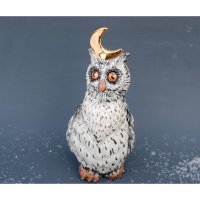 Owl And Moon Figure
