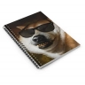Cool Doge Meme Spiral Notebook