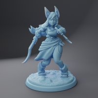 Fox on the hunt Figure (Unpainted)