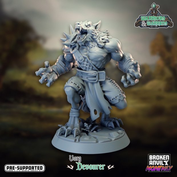 Varg - Devourer Figure (Unpainted)