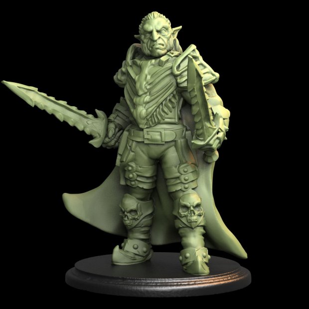 HobGoblin in armor with a sword Figure (Unpainted)