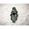 Gradient Oak Leaf With Eye Pendant Necklace