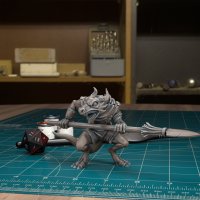 Kobold with a spear Figure (Unpainted)